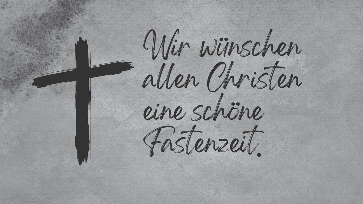 Wir wünschen allen Christen an diesem #Aschermittwoch eine gesegnete #Fastenzeit.

Die vorösterliche Zeit lädt zur inneren Einkehr und persönlichen Reflexion ein. Sie ist eine Phase der Besinnung auf Tod und Auferstehung Jesu Christi.