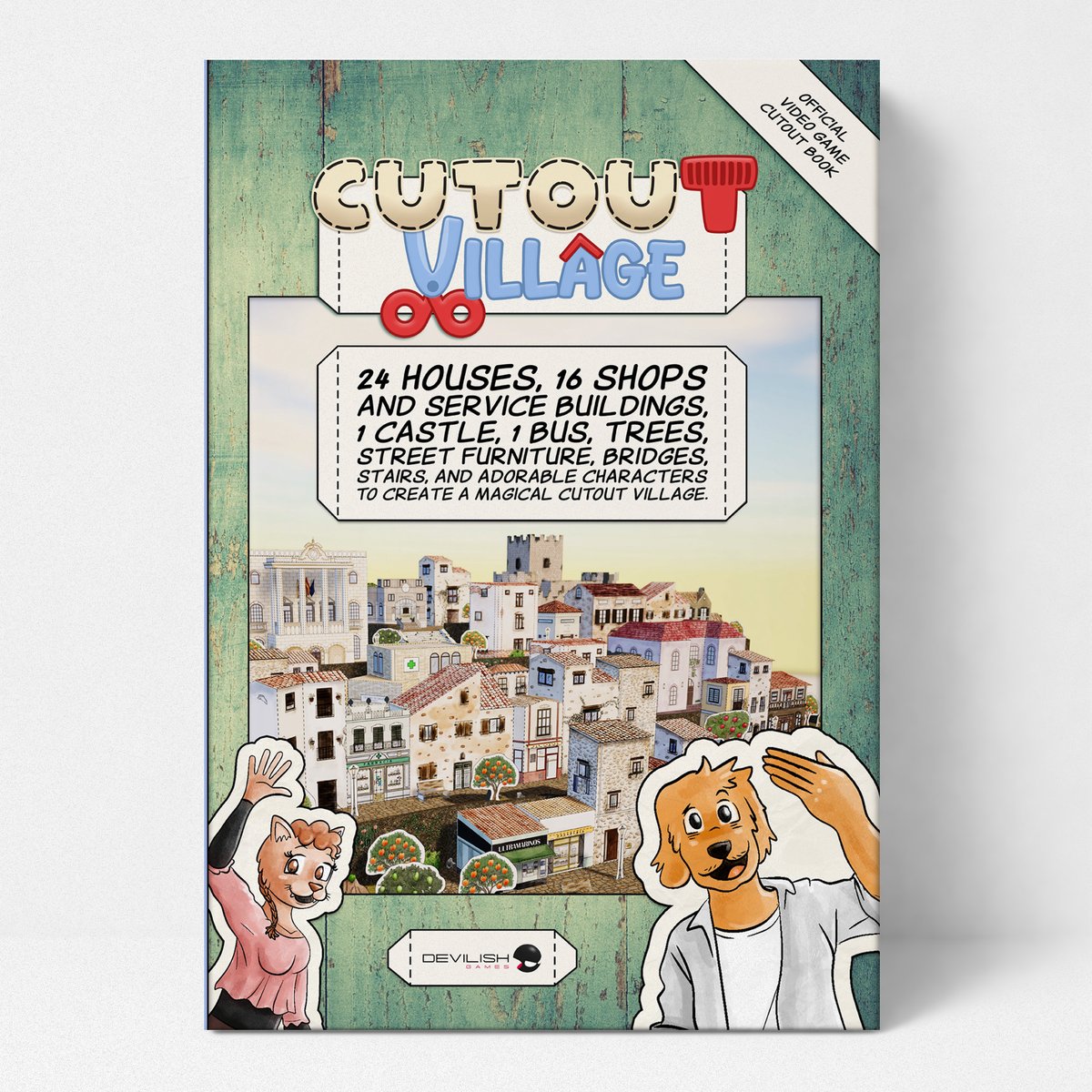 DevilishGames - Wishlist ✂️ Cutout Village! tweet media