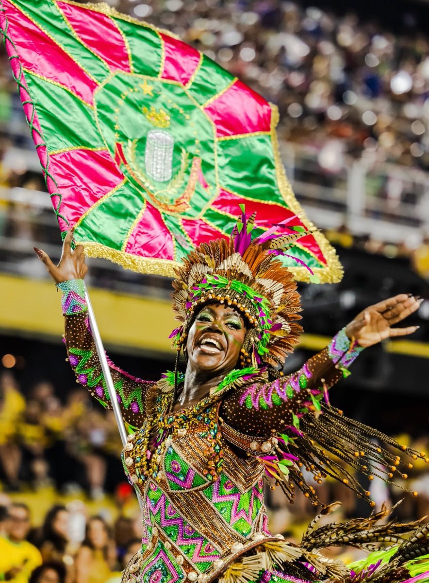 Um dia você trabalha de faxineira e no outro você conquista o segundo prêmio Estandarte de Ouro de melhor porta-bandeira do carnaval em 4 anos

Cintya Santos, a nossa Cinderela da vida real

A maior de todas