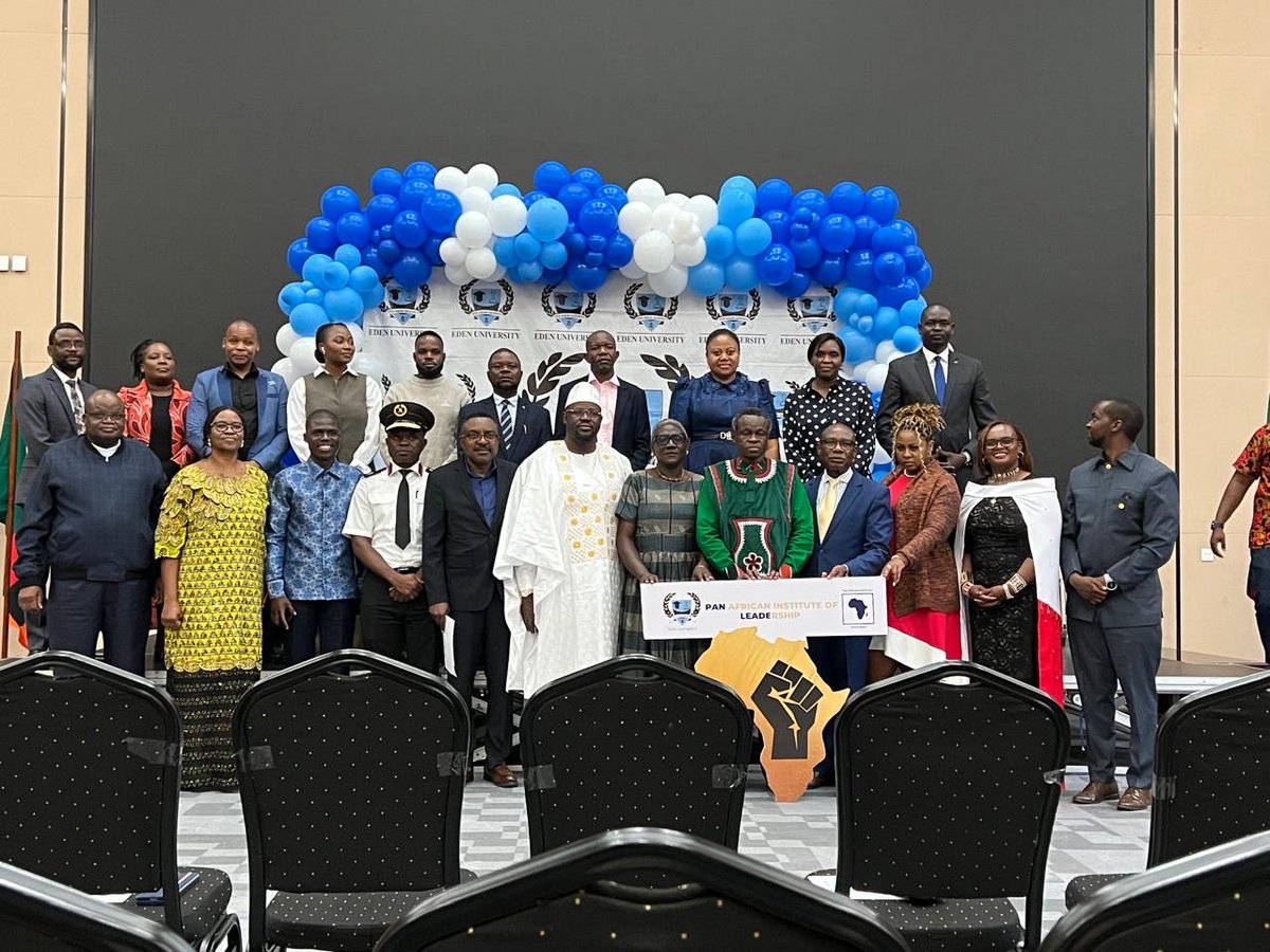 Attended the launch of Eden University’s Pan African Institute of Leadership in Lusaka. In his remarks, the Chief Guest, Kenya’s Prof. P L O Lumumba called for African-led intellectual collaboration and continental unity.