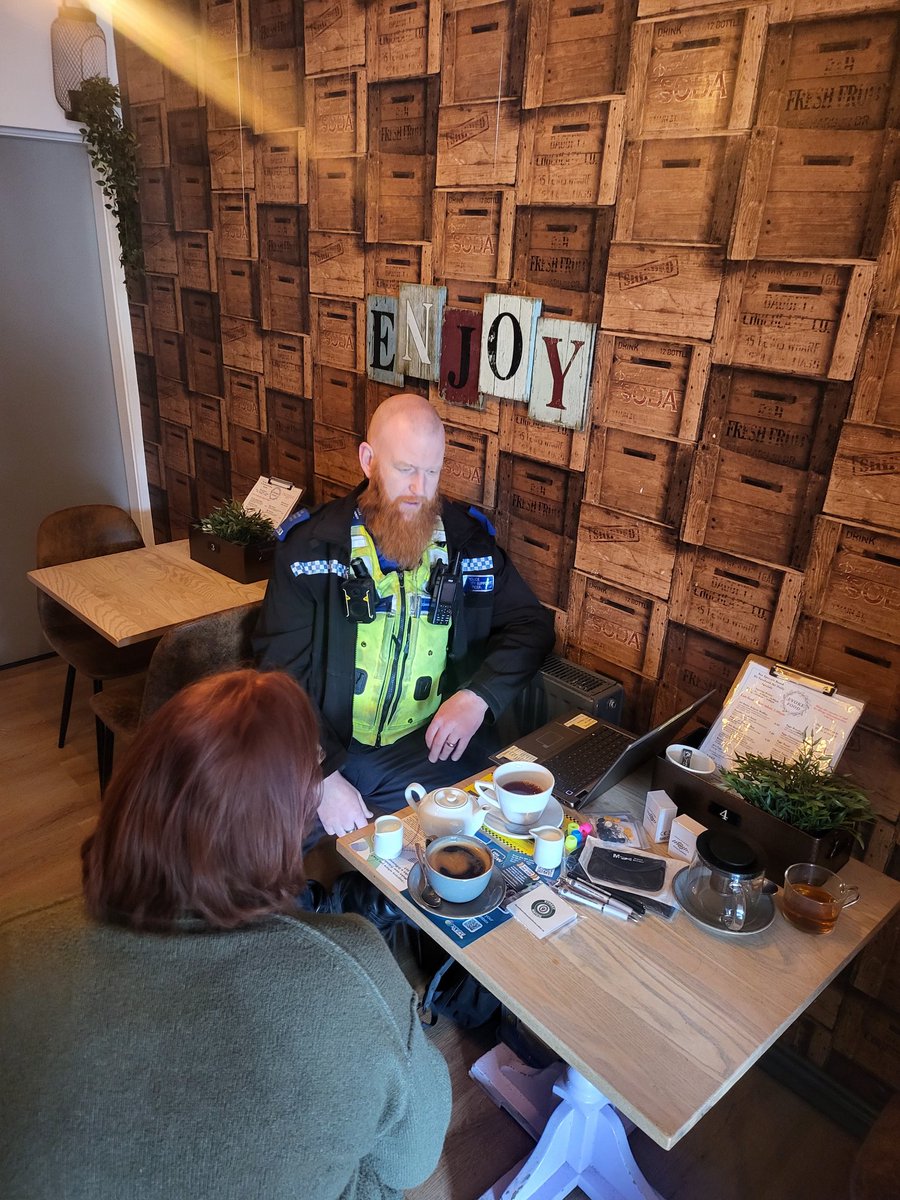TettenhallWMP's tweet image. Penn &amp;amp; Merry Hill NHT held a community drop-in at Evoke Coffee Shop on Warstones Road, offering crime prevention advice and discussing local events. Thanks to everyone who joined us!
#Penn #MerryHill #NeighbourhoodPolicing #CrimePrevention