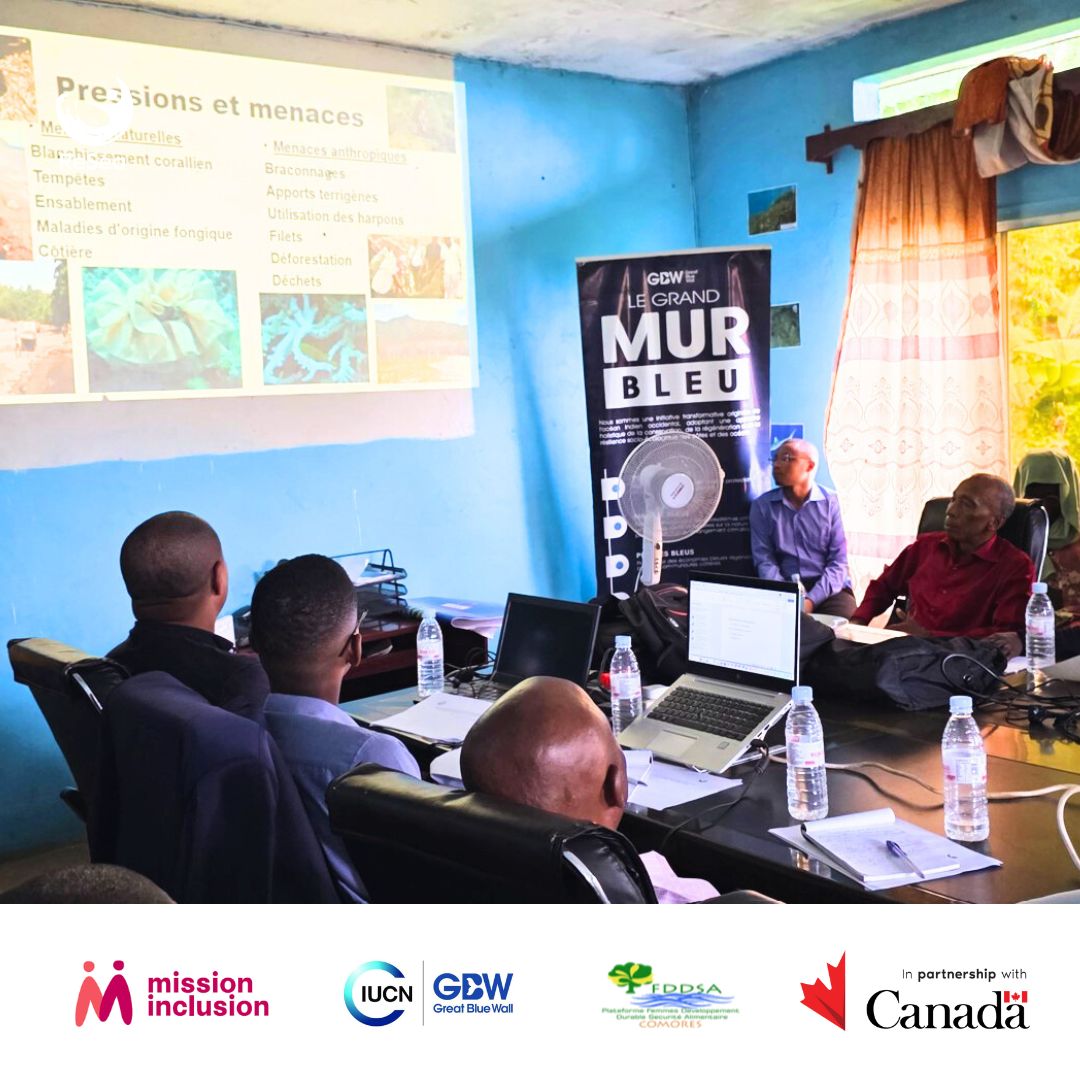 resea_project's tweet photo. In Comoros, identified a 115m coastal stretch for restoration, mapped data needs &amp; formed a local committee to guide monitoring, to advance the operationalization of the #NatureBasedSolutions demonstration site.
#ReSeaProject #NabSA #ClimateAdaptation #CommunitiesLead
@CanadaDev https://t.co/B2wSVtDzZ6
