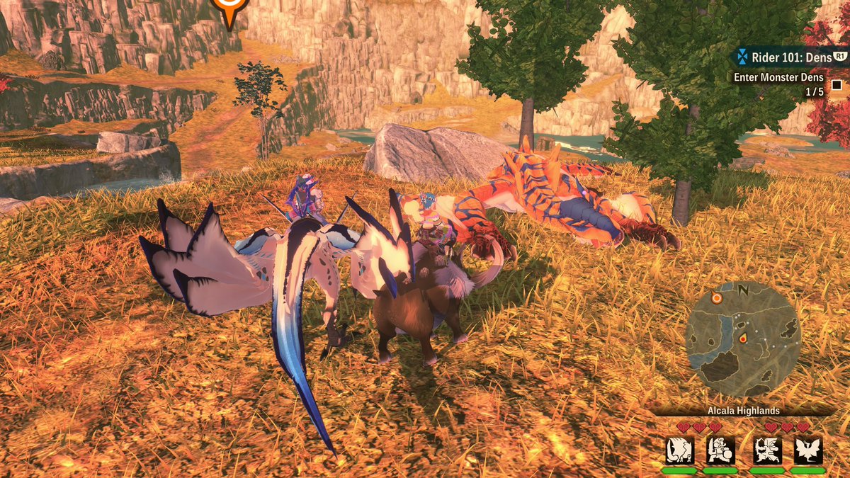 Omg a Tigerex in the 2nd area of the game I can't wait too get Tigerex of my own!! Should be an easy enough fight!