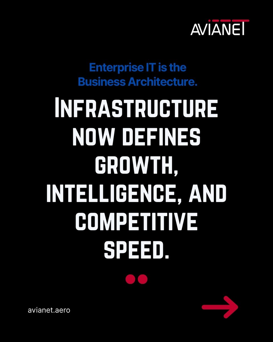 Enterprise IT has quietly become the defining layer of business strategy. 🏗️

Future-ready organisations treat Enterprise IT as the foundation of growth — not an afterthought.

#EnterpriseIT #AVIANET #DigitalTransformation #CIO #BusinessStrategy #ZeroTrust #AVIANETEnterpriseIT