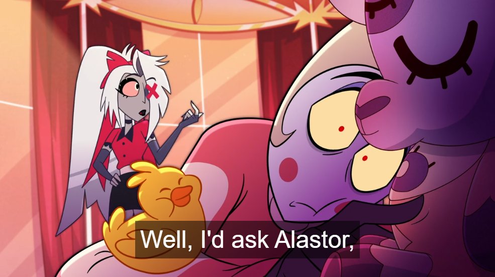 Luke52932147's tweet image. I'm always impressed how smarter and more scheming Vaggi is in contrast to Lute. Lute might be superior in battle, bat Vags also uses her brain❤️

(no, this is not a shipping post, if that's the vibe you are getting from it)
#HazbinHotel #Vaggi #Lute #LuciferMorningstar #Sera