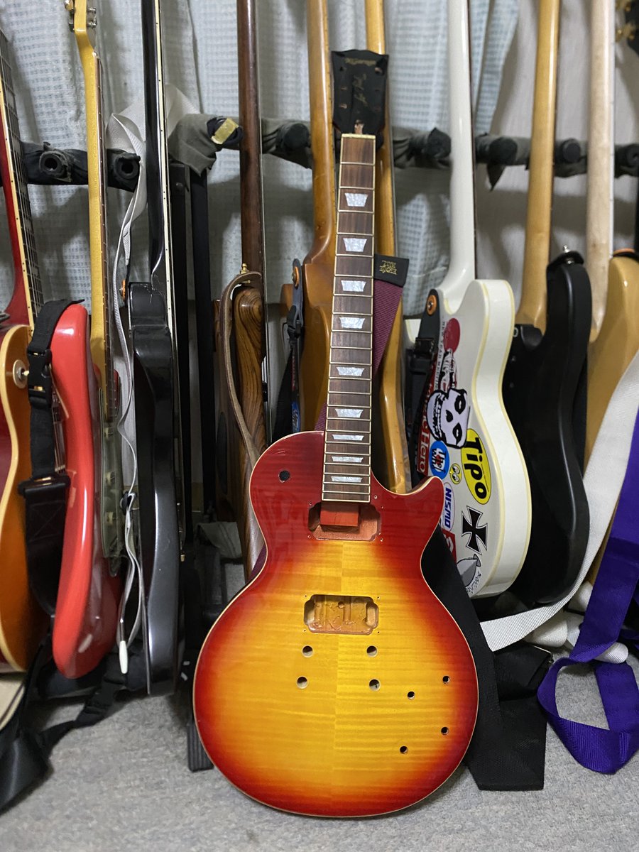My New Gear… K-GARAGE Les Paul Type レスポールのボディ手に入れまし