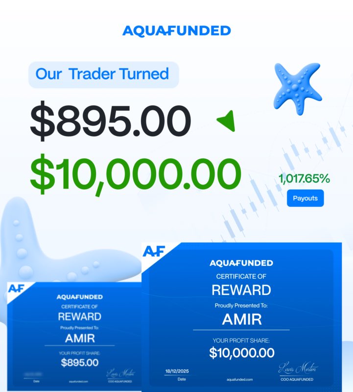 Take your prop firm trading seriously this year especially if you don’t have large personal capital.

Prop firms allow you to scale faster.
I’m speaking from experience 🥂

If you truly have the skill:
Get a prop account.
Follow the rules.
Stay disciplined.
Get funded.
Keep up to