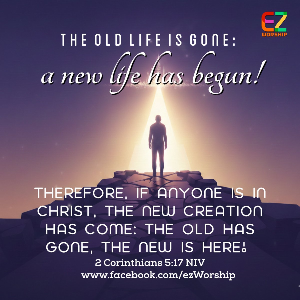 danlopez11's tweet photo. 2 Corinthians 5:17 NIV
Therefore, if anyone is in Christ, the new creation has come: The old has gone, the new is here! 
#BibleVerseOfTheDay #VerseOfTheDay #Devotion  #ingBiblia #kapampangan https://t.co/Gsi6ZHvvBU
