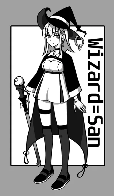 魔法使いさん
#イラスト #illustration  #OC 