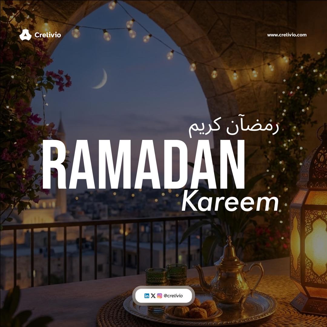crelivio's tweet photo. Ramadan Kareem.

A month that teaches focus.
Patience.
Intentional living.

At Crelivio, we believe time is your most valuable asset.
May this season multiply your clarity, your impact, and your peace.

Wishing you a blessed and prosperous Ramadan 
#Crelivio https://t.co/96jTUaZ8WY