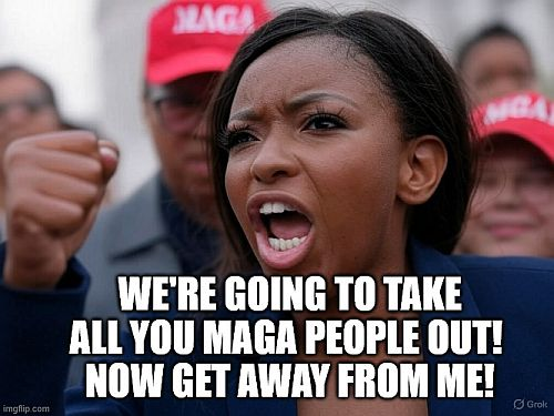 angrywebmaster's tweet photo. The delusions of Jasmine Crockett #Senate #JasmineCrockett #Democrats #SCoaMF #Liberals #Texas #MAGA @HopalongAsks @TheDiplomad @LegInsurrection @KurtSchlichter @elonmusk @DC_Draino @DataRepublican @theakguy @ValliantRenegad https://t.co/kXXazyBMfR https://t.co/arZyA1naqg