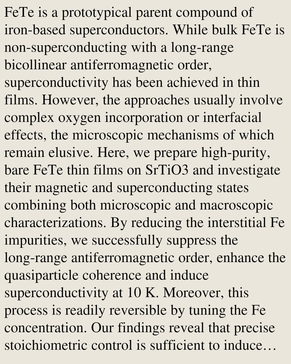 Reversible tuning of magnetic order and intrinsic superconductivity in strained FeTe thin films via stoichiometry control

Hao Xu, Jing Jiang, Xuesong Gai, Rui-Qi Cao, Xiao-Xiao Man, …
arxiv.org/abs/2602.14398 [𝚌𝚘𝚗𝚍-𝚖𝚊𝚝.𝚜𝚞𝚙𝚛-𝚌𝚘𝚗 𝚌𝚘𝚗𝚍-𝚖𝚊𝚝.𝚜𝚝𝚛-𝚎𝚕]