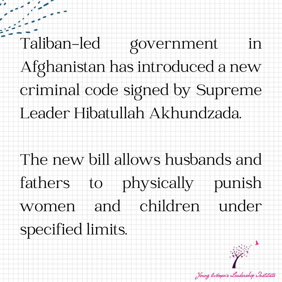 ywli_info's tweet photo. The law recognises practices referred to as ghulami, triggering serious concerns among rights groups over potential human rights violations and the further erosion of women’s freedoms. #afganistán #humanrights https://t.co/6SxYHZKC1h