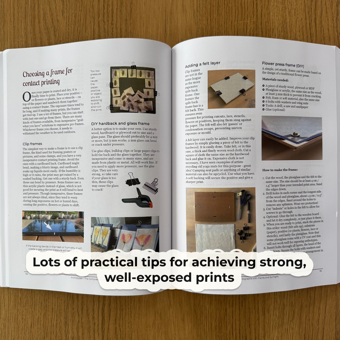 alternativephot's tweet image. Curious to see what’s inside our new Anthotype book? 🌿
It takes you step by step through the process – and a lot more!
Ready to learn? See:
👉 alternativephotography.com/anthotypes-com…

#anthotype #anthotypes #altprocess