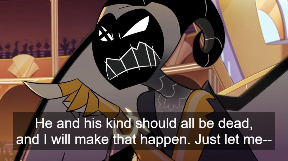 Luke52932147's tweet image. I'm always impressed how smarter and more scheming Vaggi is in contrast to Lute. Lute might be superior in battle, bat Vags also uses her brain❤️

(no, this is not a shipping post, if that's the vibe you are getting from it)
#HazbinHotel #Vaggi #Lute #LuciferMorningstar #Sera