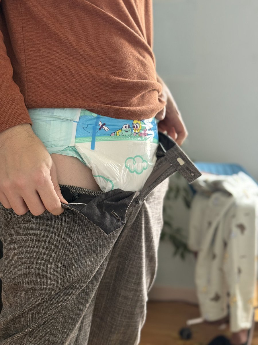 We never really know what pants can hide.