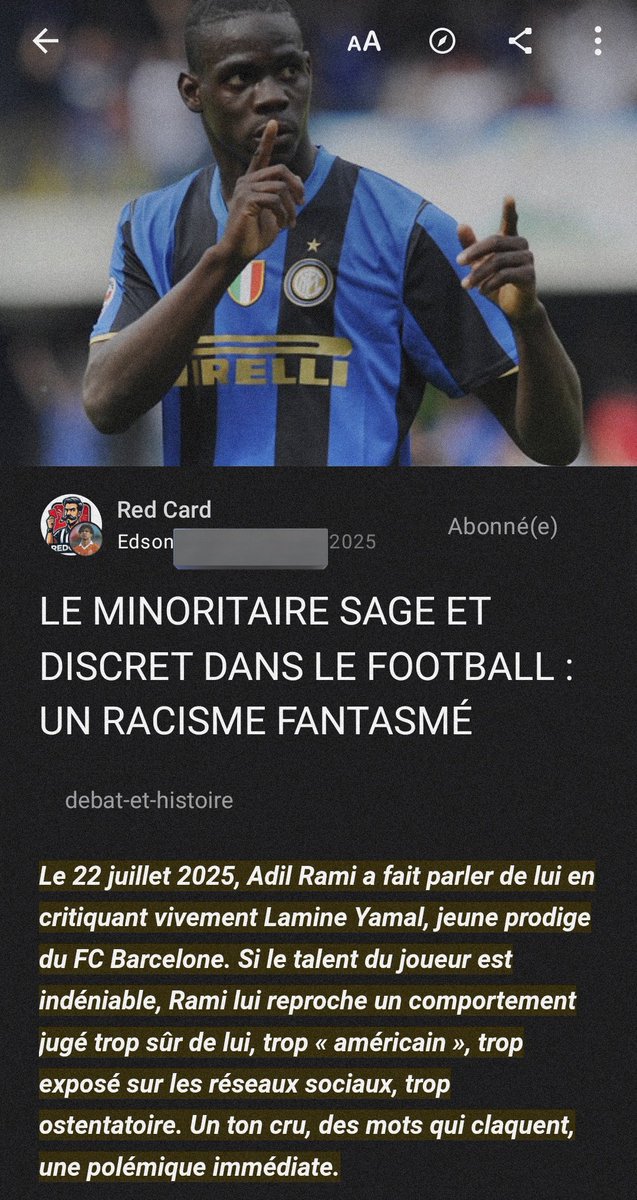 RedCardFRA's tweet photo. Après Adil Rami avec Lamine Yamal, il semble que ce soit au tour de José Mourinho de donner des leçons sur comment un joueur noir doit se comporter.

On n'a pas inventé l'eau chaude, mais on parle de ce phénomène dans notre article de juillet😉

Lien: https://t.co/SCbbYluMMm https://t.co/lStiU3NJtS