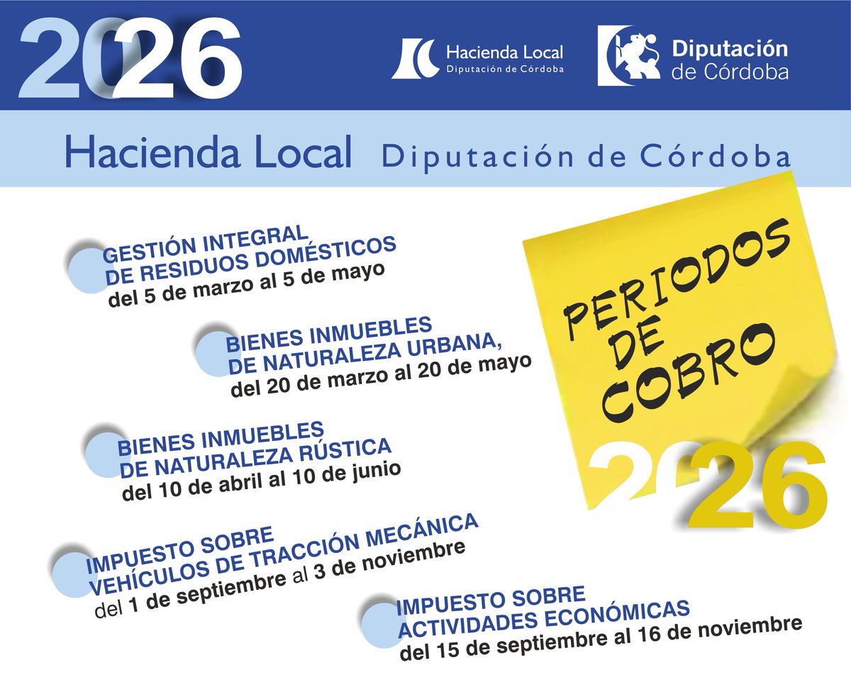 I.C. Hacienda Local- Diputación de Córdoba tweet media