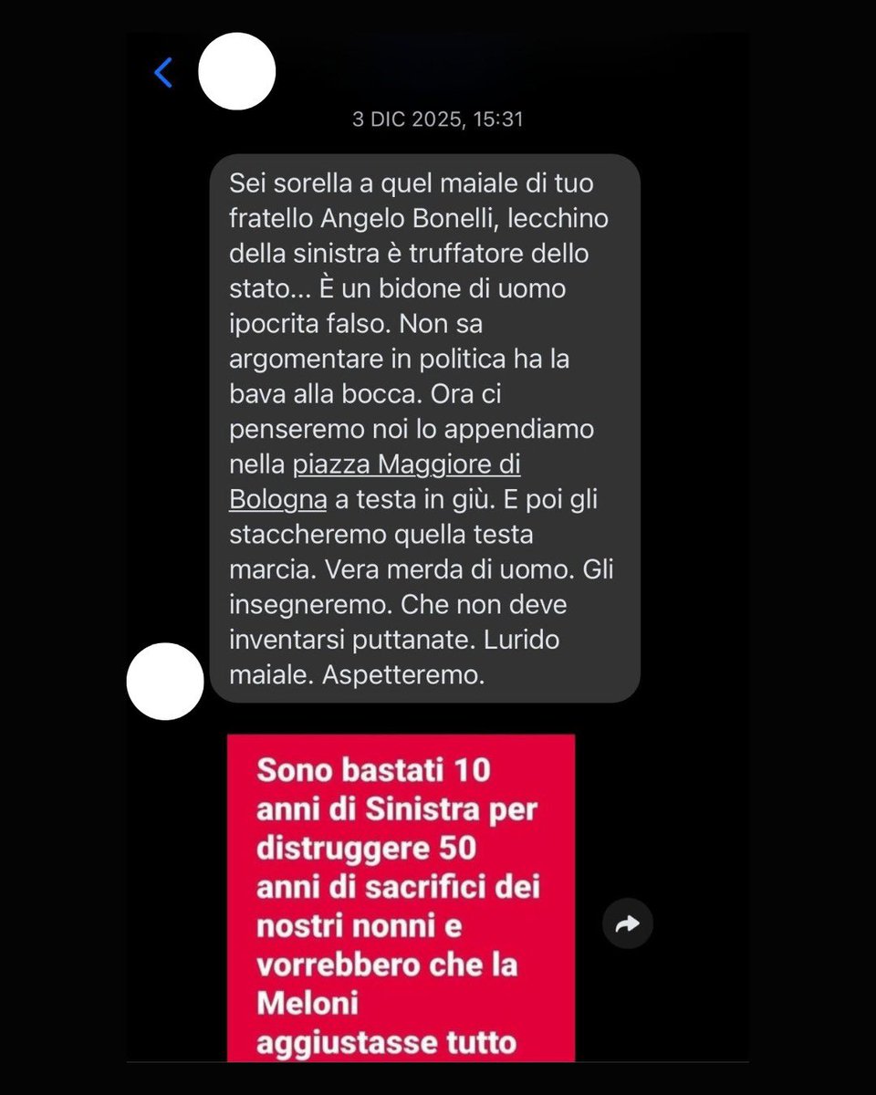 Ho ricevuto lettere con minacce, insulti, anche con foto della mia famiglia, e ho trovato mie immagini segnate da croci sulla porta di casa.Invito a praticare la non violenza che disarma le menti e le mani dei violenti e chi vuole criminalizzare chi si batte per un mondo migliore