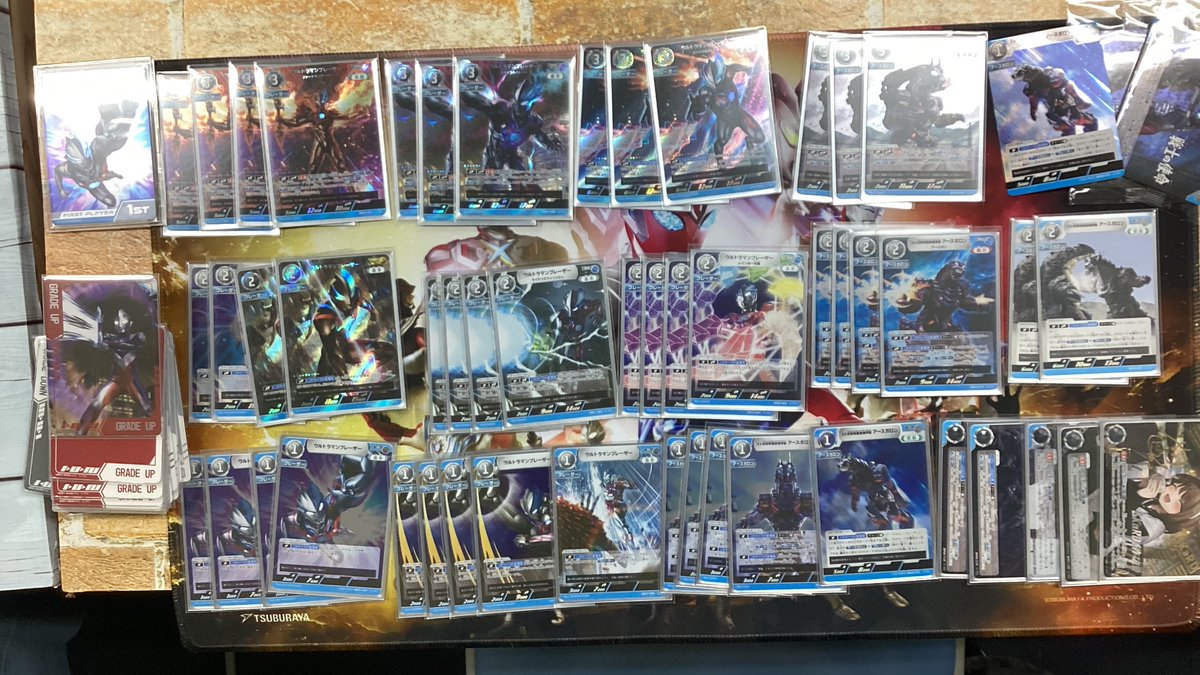 本日開催 ウルトラマンカードゲーム チャレンジマッチ 参加者4名 優勝