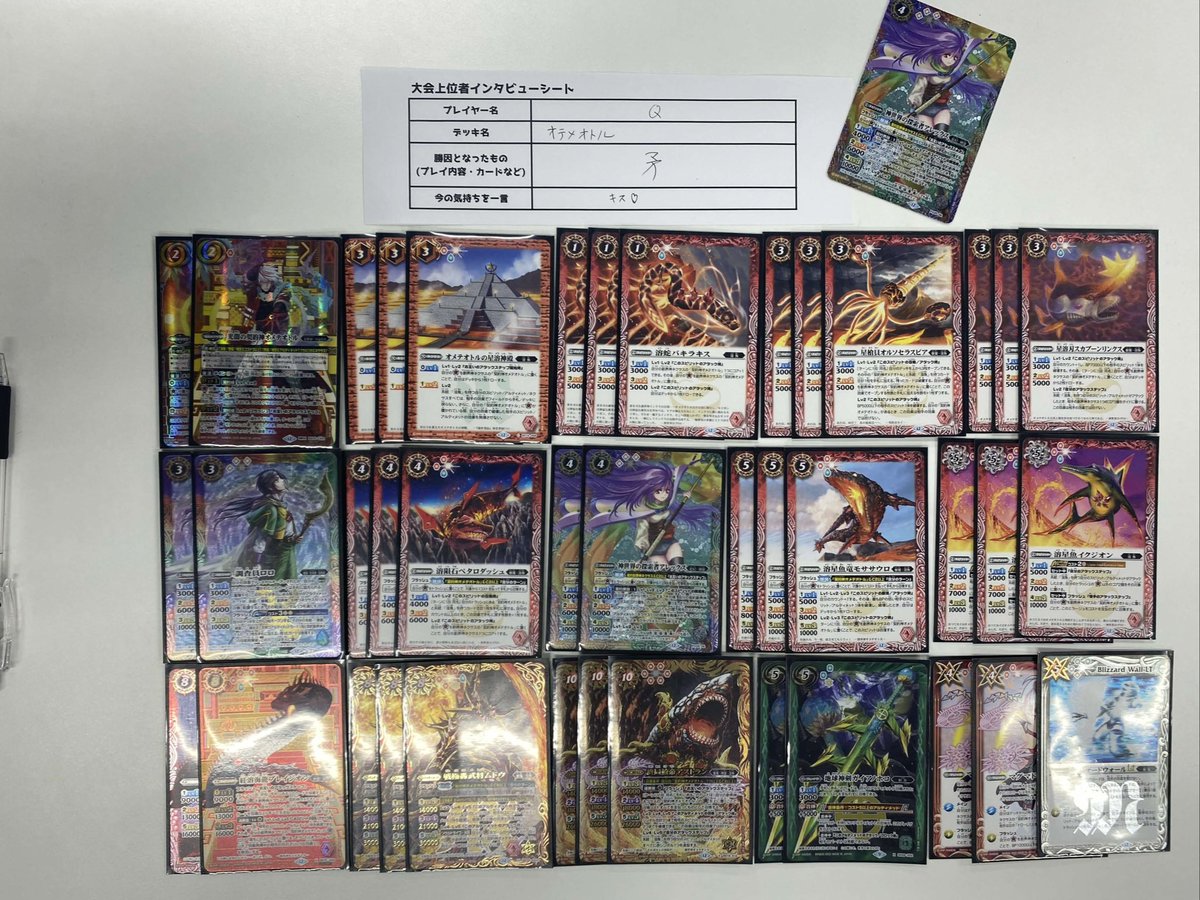 🏆大会結果発表🏆 19時開催 バトスピ ショップバトル 本日は7名様にご