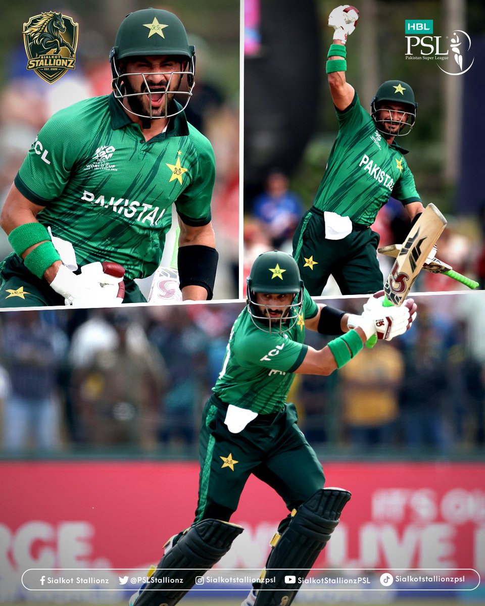 Special innings on the biggest stage 💯

<a href="/RealSahibzada/">Sahibzada Farhan</a>  shines for Pakistan at the ICC Men’s T20 World Cup 🇵🇰✨

#SialkotStallionz