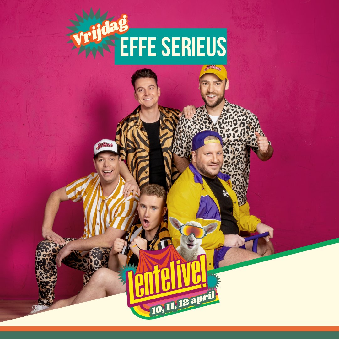 LenteLive's tweet photo. Berosklauwo’s en frikandello’s olé! Met dé zomerhit brengen ze de zomer naar de tapperij op vrijdag.  #bailadegasolina #effeserieus #lentelive Zorg dat je frikandellos kan eten 10 april
👉🏼 start ticketverkoop 27 februari 10:00 uur https://t.co/xhUiiMnIkm