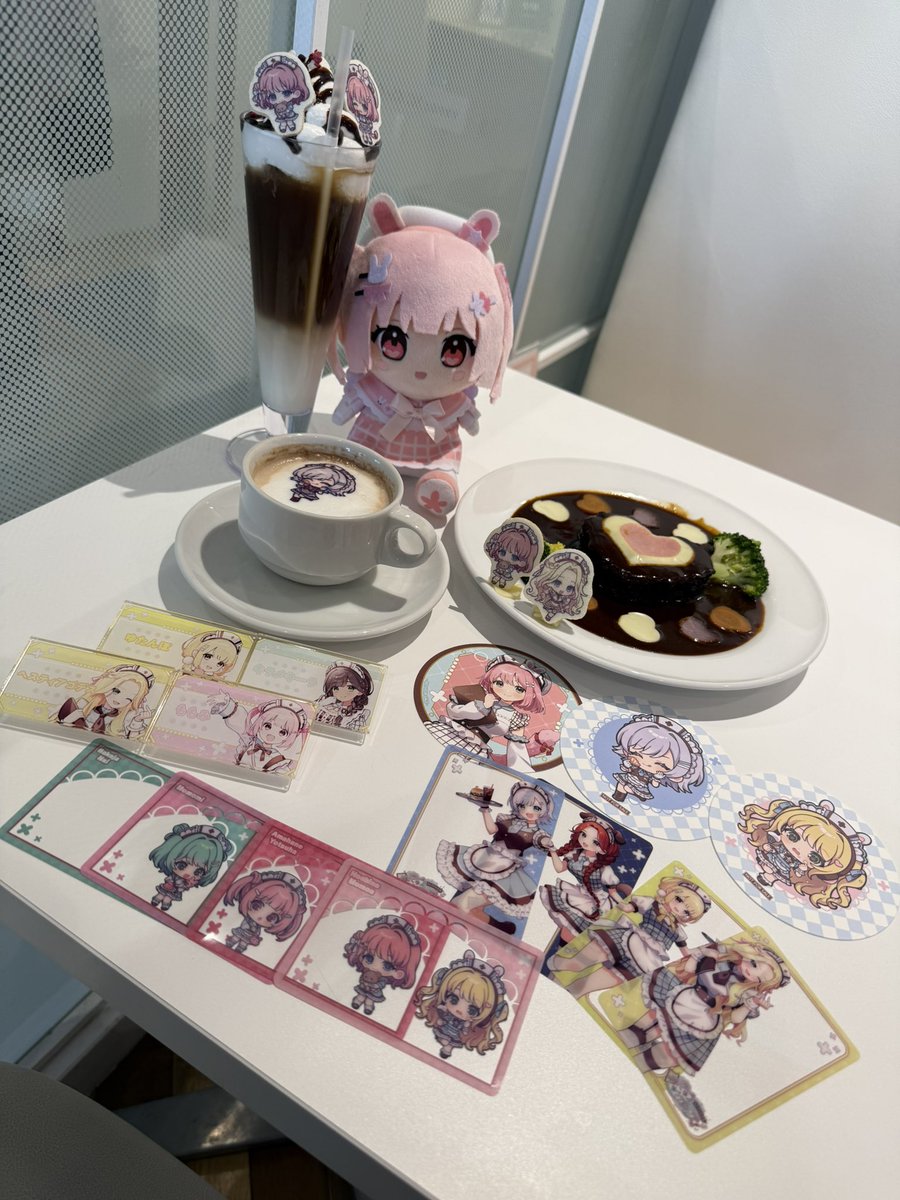 2回目❕❕❕❕
ランダム1つも被らなくて嬉しい- ̗̀ ( ˶'ᵕ'˶) ̖́-
ハンバーグ美味しかった❕❕❕❕

#きゅきゅ女子スイパラ