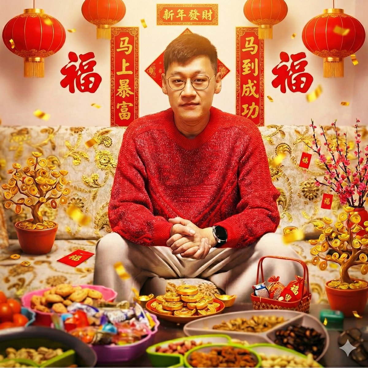 HcmJeremy's tweet photo. Happy Chinese New Year！大家新春快乐🎊 https://t.co/lVVqDcY3cS