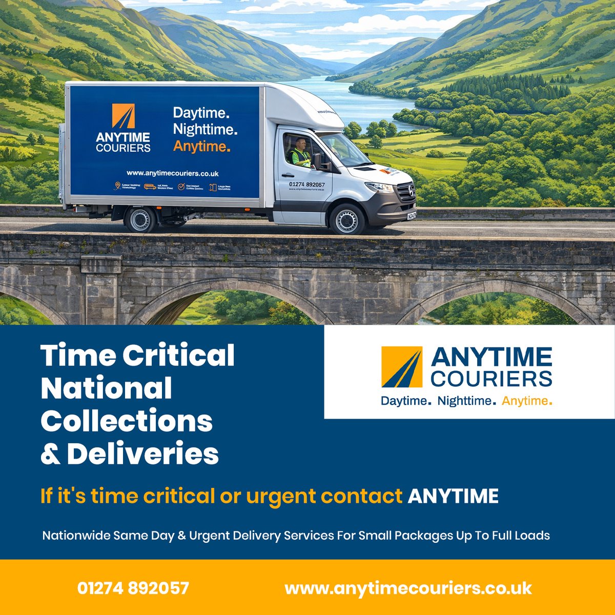 Anytime Couriers tweet media