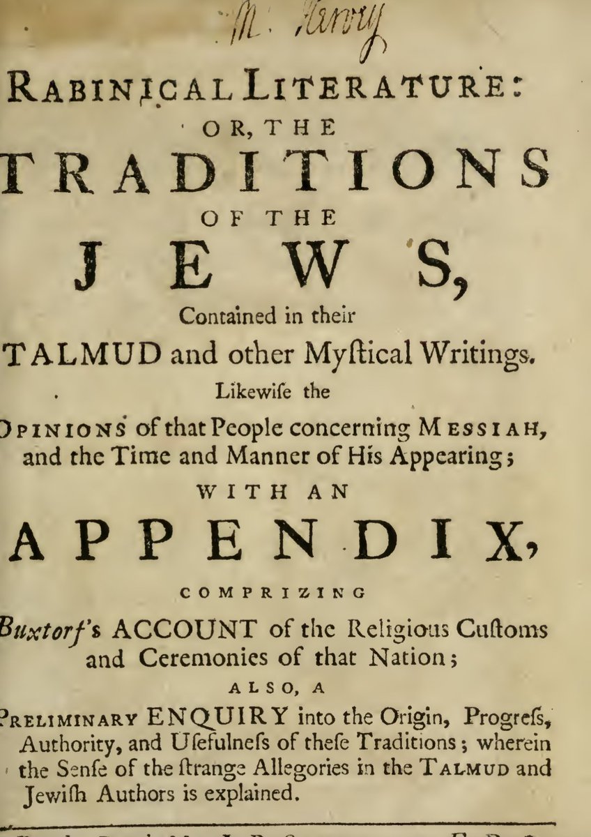 Kitabın adı: Entdecktes Judenthum
Türkçe karşılığı: Yahudiliğin İfşası
Yazan: Johann Andreas Eisenmenger
Tarihi: 1700

Yazar 19 yıl İbranice ve Aramice çalışmış ve yahudi kılığında aralarına sızmış.

Not: Kitabın adı başka şekillerde de çevrilebilir.