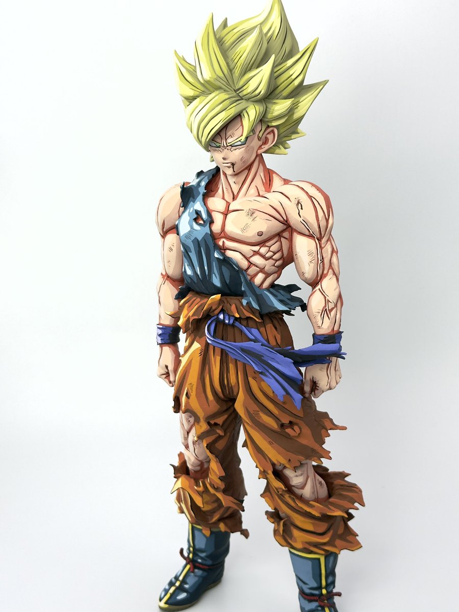 こちらも撮影しましたsmsp孫悟空です🙌 瞳だけ蛍光カラーを使って塗り