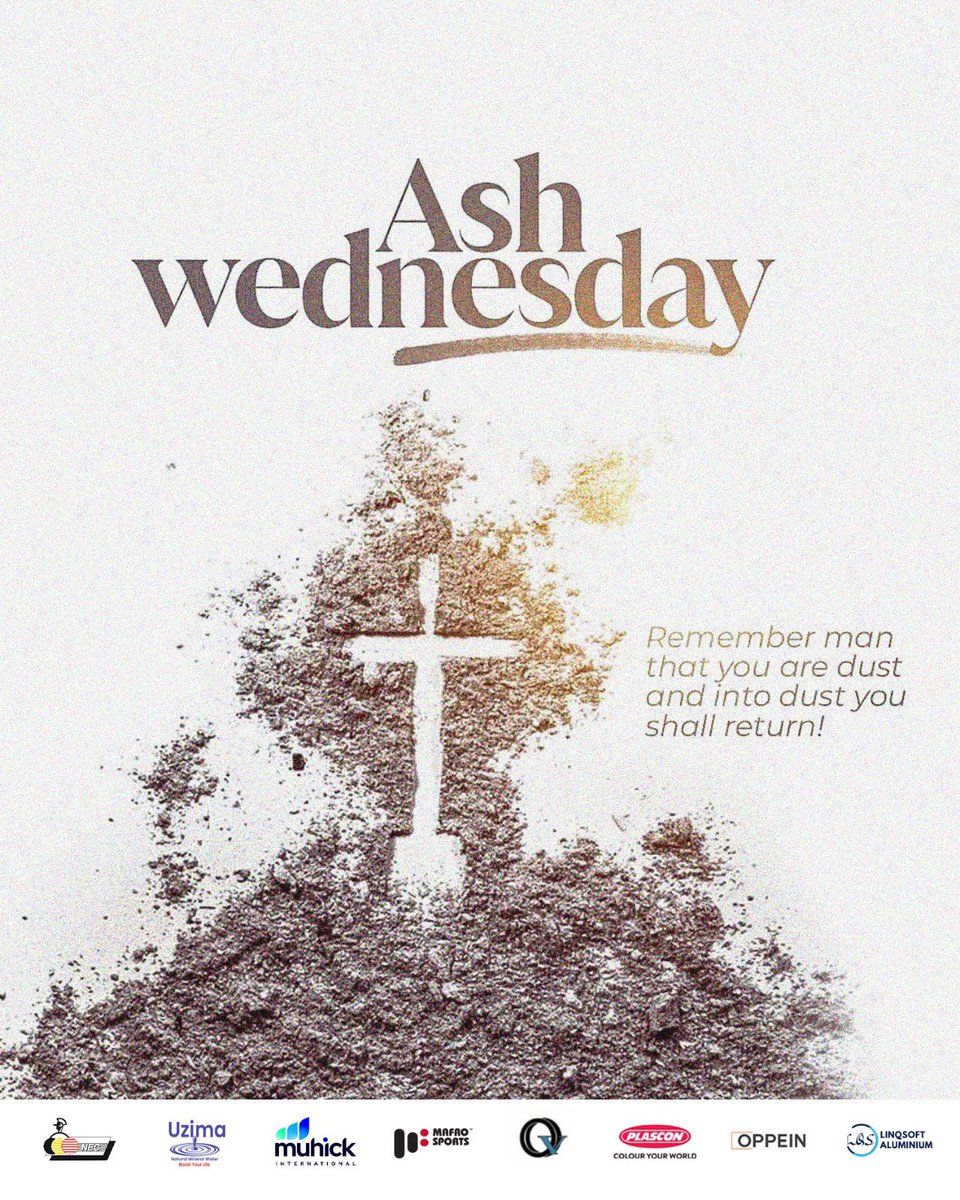 Nec_Fc's tweet photo. May the ashes remind us of our humility, our need for grace, and the hope we have in Christ. May these 40 days transform our hearts, strengthen our faith, and prepare us for the joy of Easter.

Wishing you a blessed and meaningful Lent journey. https://t.co/Qb4NqLJOce