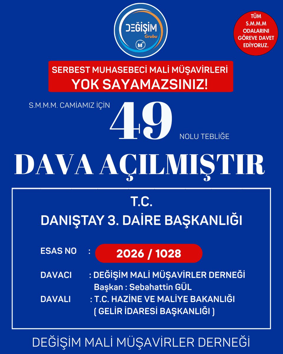 sebahattin_gul's tweet photo. Mesleğimizin itibarı, emeğimizin karşılığı ve camiamızın geleceği için atılan her adımın yanındayız.
Bu meslek yılların emeği, alın teri ve sorumluluğudur.

Serbest Muhasebeci Mali Müşavirler yok sayılamaz.

@turmob 
@AnkaraSMMMO 
@HMBakanligi 
#smmm
#degişimgrubu https://t.co/bIyDKI2ApM