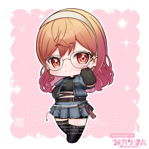 ちっちゃ一条莉々華ちゃんじーにあす! #ririkArt 大きいイラストはこちら