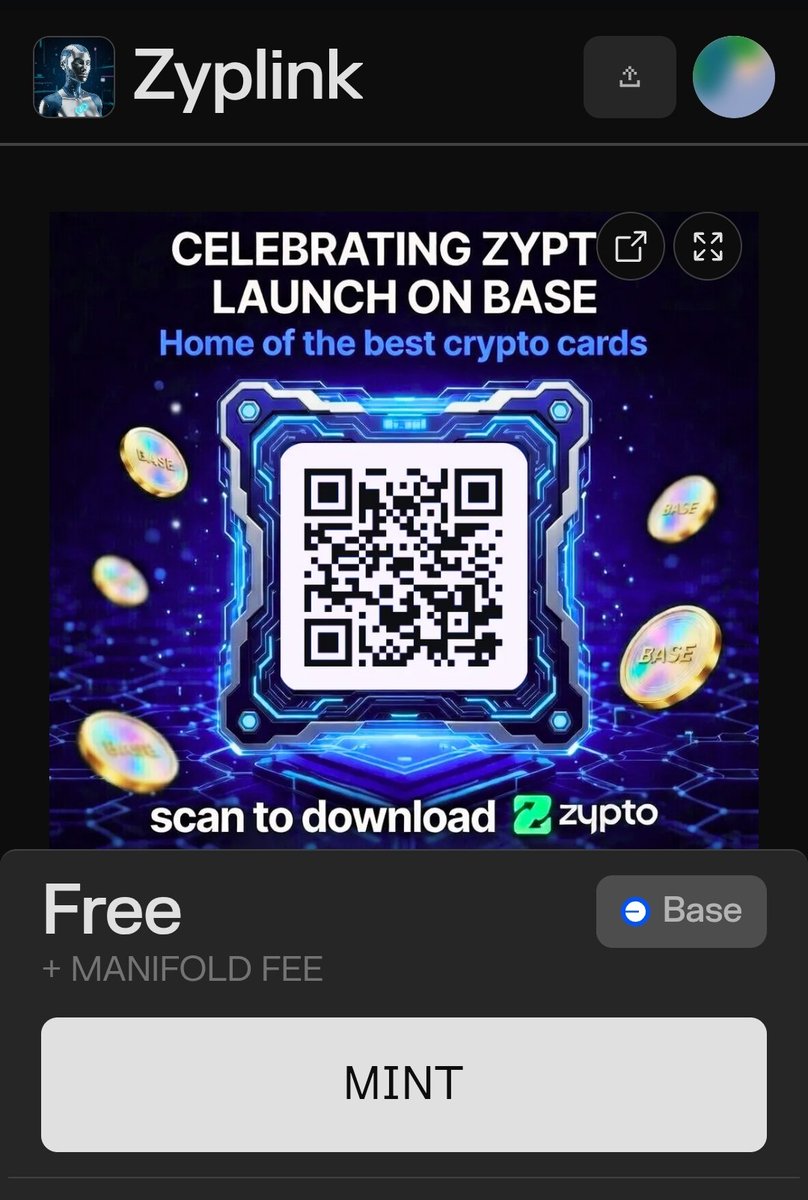 zyplink's tweet photo. Zypto Pioneer Passes! 🛡️
Don't miss the historical @Base launch edition. 

💰 Join the Rewards Hub
📈 Grow your balance
🔗 Free mint here: https://t.co/IfIAYed2U3

Join the future of payments. 🌐
#BaseSummer #Airdrop #Web3 https://t.co/Ajuh0MHNcC
