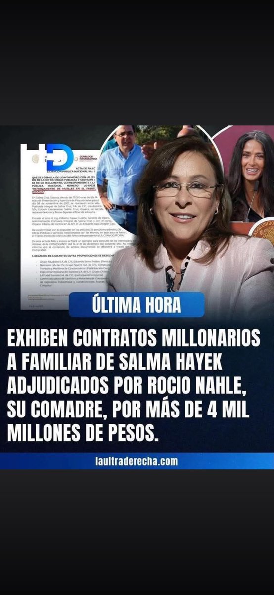 casanovastuder's tweet photo. Al buen entendedor, pocas palabras POR ESO, ROCÍO ALE LE DA LOS CONTRATOS MILLONARIOS A SU COMADRE QUE NI EN 🇲🇽 VIVE SALMA QPM SÍGAME Y LO SIGO https://t.co/1gvNIha0z2