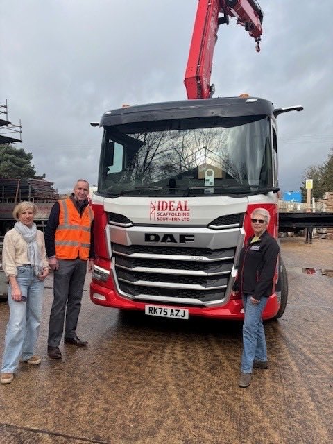 Vehicle Handover Complete

This DAF XD 370 26.0 tonne crane truck has been handed over to <a href="/IdealScaffLtd/">Ideal Scaffolding</a>, ready to support their site operations.

Thank you to Alan Haskell for managing the delivery and ensuring everything was set for handover. M