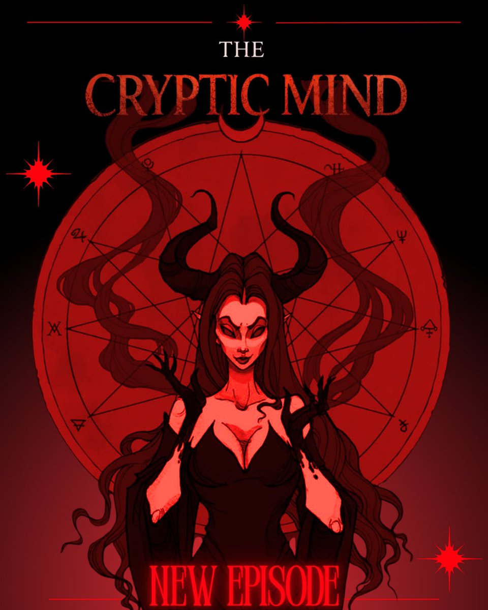 crypticmindpod's tweet image. NEW EPISODE of #TheCrypticMind is now available! 

in this week’s episode, we are diving into the understanding of where and why the mythology behind sleep paralysis demons, or creatures, came to be. We discuss ancient history and culture and the science behind the brain.