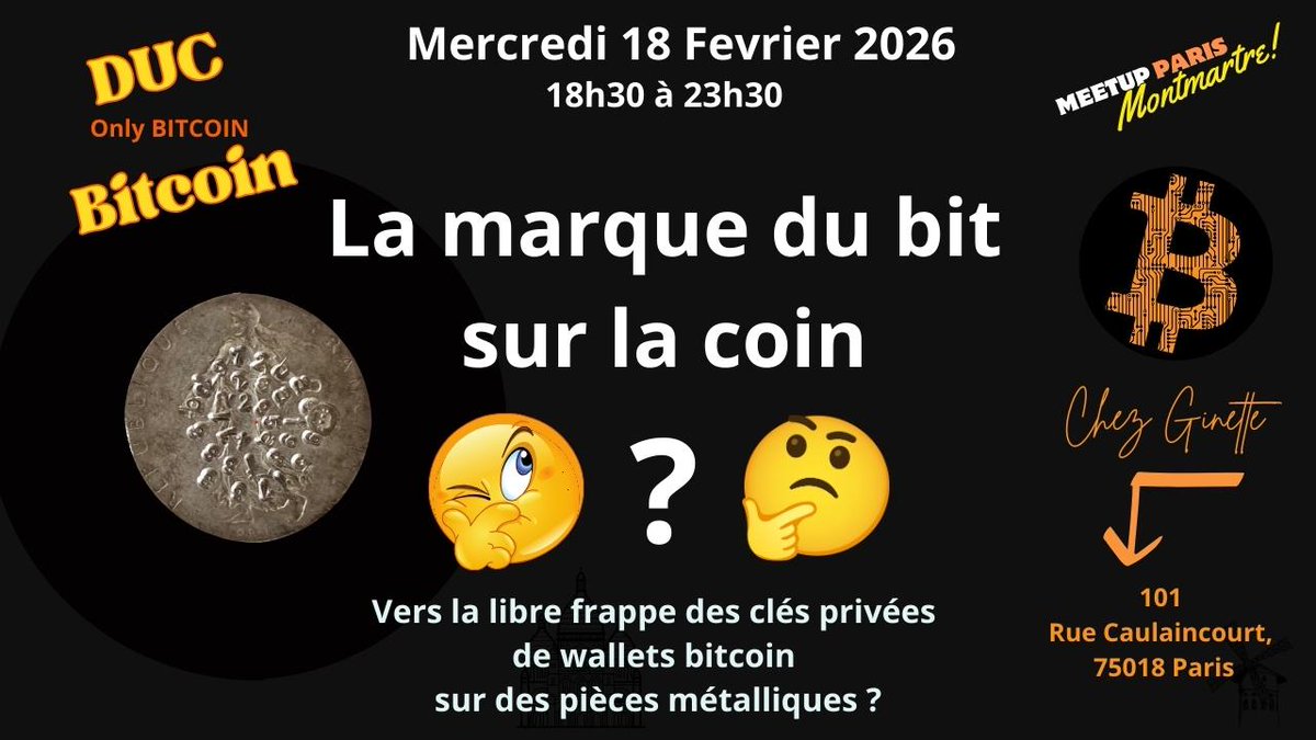 👉"Comment transformer une pièce de métal en véritable titre au porteur #bitcoin sans tiers de confiance ? 📢
Rejoignez-nous pour explorer un système de liaison inédit entre valeur intrinsèque physique et rareté numérique." 
Découvrez le Satoshi-Argent : le protocole