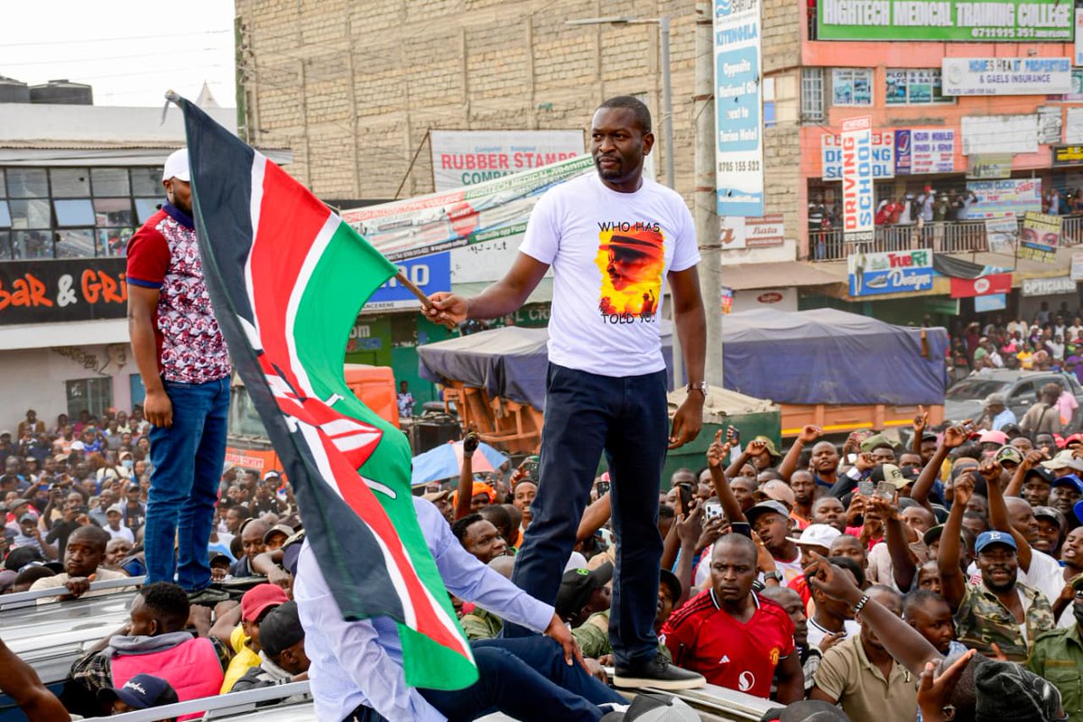 TheInject's tweet photo. The regime is shaken! This is the time we the Gen Zs we come in ! Just like sisi ndiyo sifuna #SisiNdioSifuna , we are the #Maragathe6th  #SiriNiNumbers #BallotRevolution #GenZ15MillionStrong @GenZmovementKE , #UkatibaMovement, #UkatibaCaravan 
@edwinsifuna , @HEBabuOwino, @NdindiNyoro, @morarakebaso, @Mabonga_254, @CrystalAsige @ReubenKigame , General @MigunaMiguna.