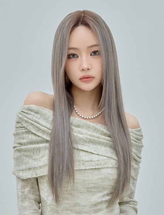 手植えフルウィッグ) ストレート25インチ スリックカット（モースト原