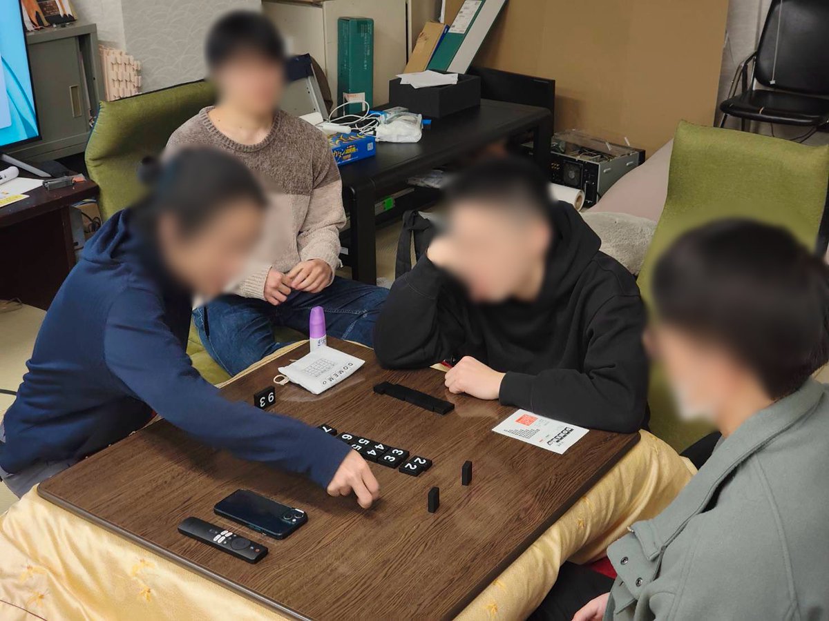 本日の交流会の様子です
本日はボードゲームをして遊びました！
