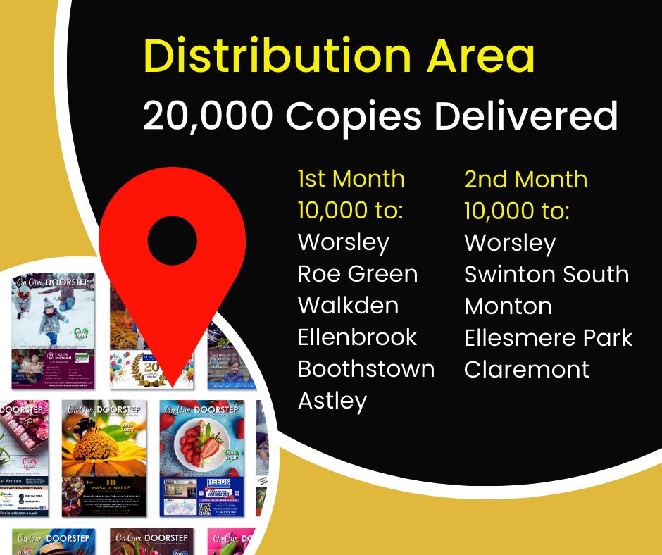 BIG 100 offer! 🥳

Our April-May issue will be our 100th issue!

To celebrate we're offering big SAVINGS on advertising for new bookings (AprMay issue)

• £100 off Full Page
• £75 off Half Page
• £50 off Quarter Page

*Book by 28th February*

Email: susie@onourdoorstep.uk