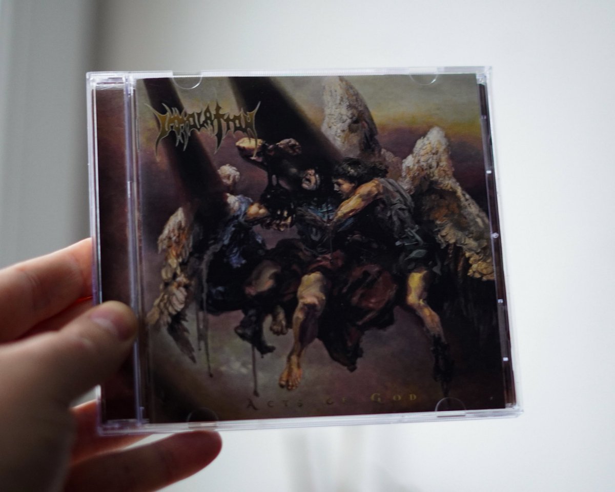 Defstar666's tweet photo. 🪽 4th Anniversary! 🪽
🇺🇸 IMMOLATION - Acts of God (2022)
This was the second full-length to feature guitarist Alex Bouks (ex-Incantation)
#Immolation #NewYork #cavernous #deathmetal #AlbumAnniversary https://t.co/mthk9qLqb5