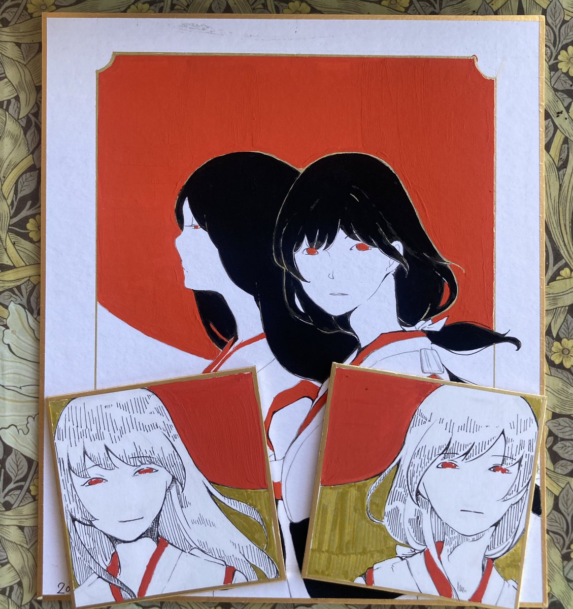 色紙につける豆色紙出来た