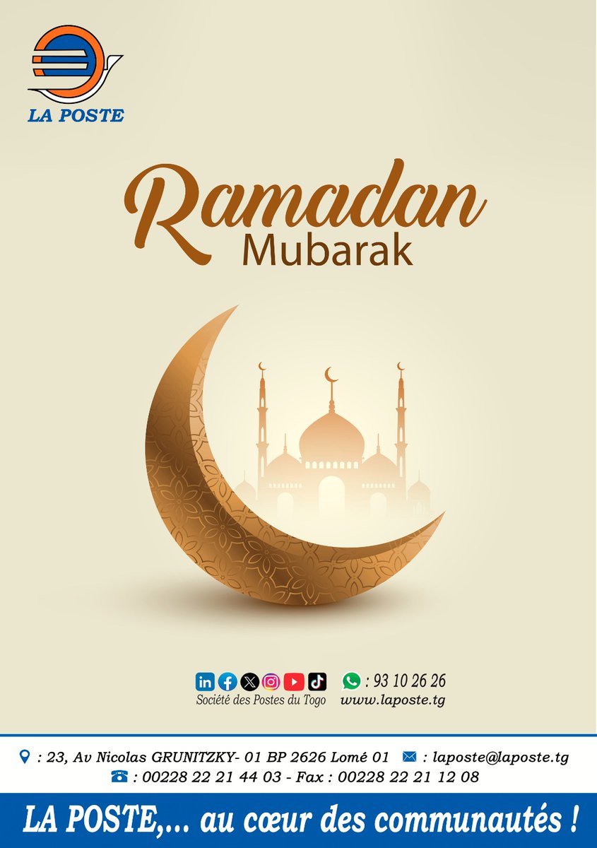 SOCIETE DES POSTES DU TOGO tweet media