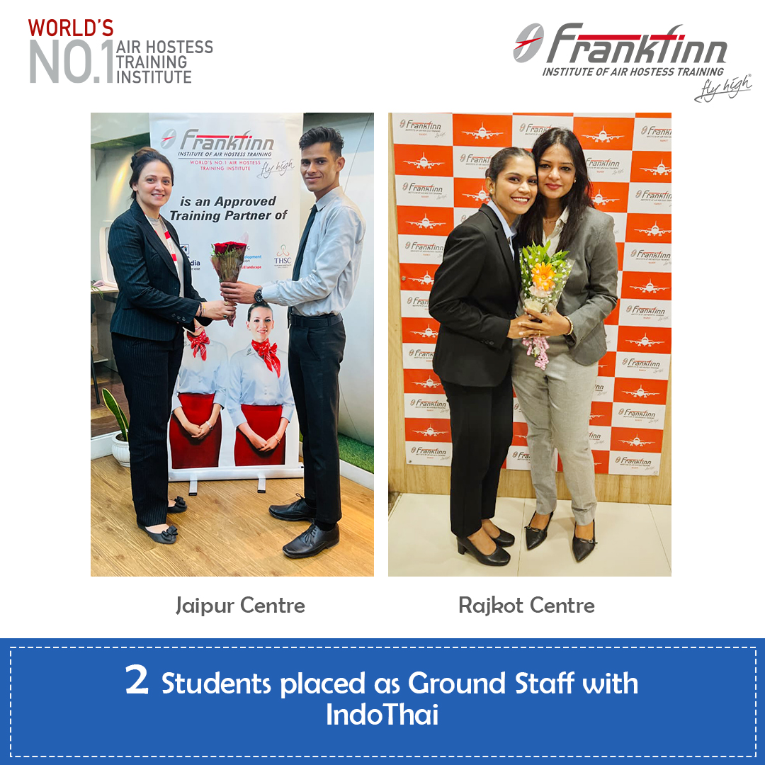 Proud to celebrate our Frankfinn students as they begin their professional journey as Ground Staff with IndoThai. Their commitment and determination reflect the power of focused training and effort. Wishing them continued success in their aviation careers .