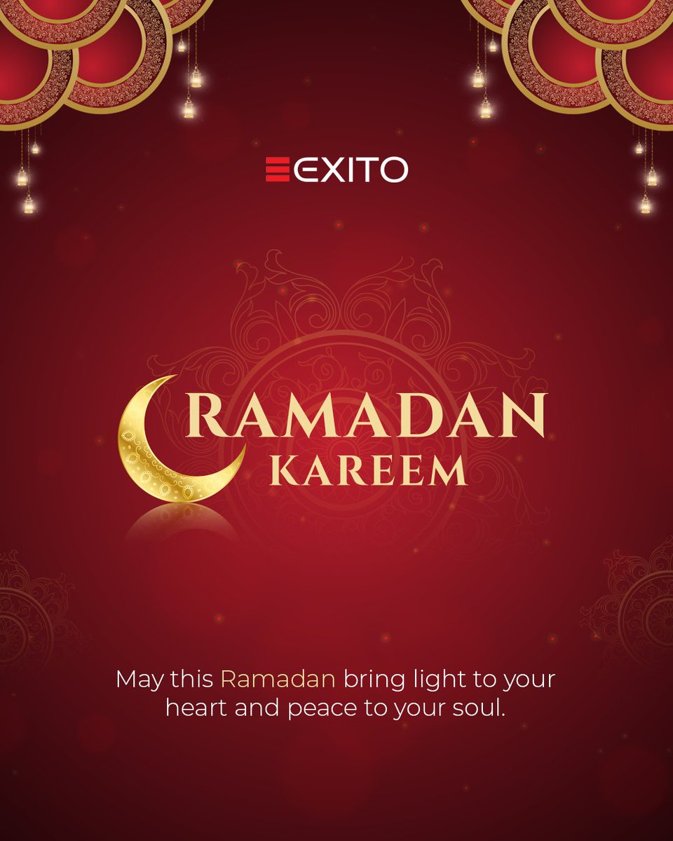 ExitoEvents's tweet image. A month of reflection, compassion, &amp;amp; renewal begins🌙

As the holy month of Ramadan starts, Exito extends heartfelt wishes to you &amp;amp; your loved ones. May your days be filled with gratitude, kindness, and light.
𝐑𝐚𝐦𝐚𝐝𝐚𝐧 𝐊𝐚𝐫𝐞𝐞𝐦!✨

#RamadanKareem #SeasonOfGiving #Exito