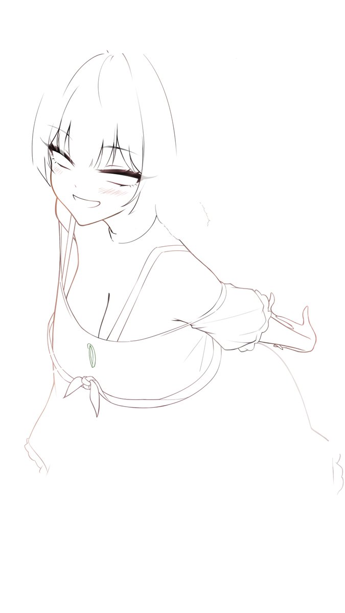 Finished vs Line work
I just want to show how lazy I'm very lazy all of sudden :D 